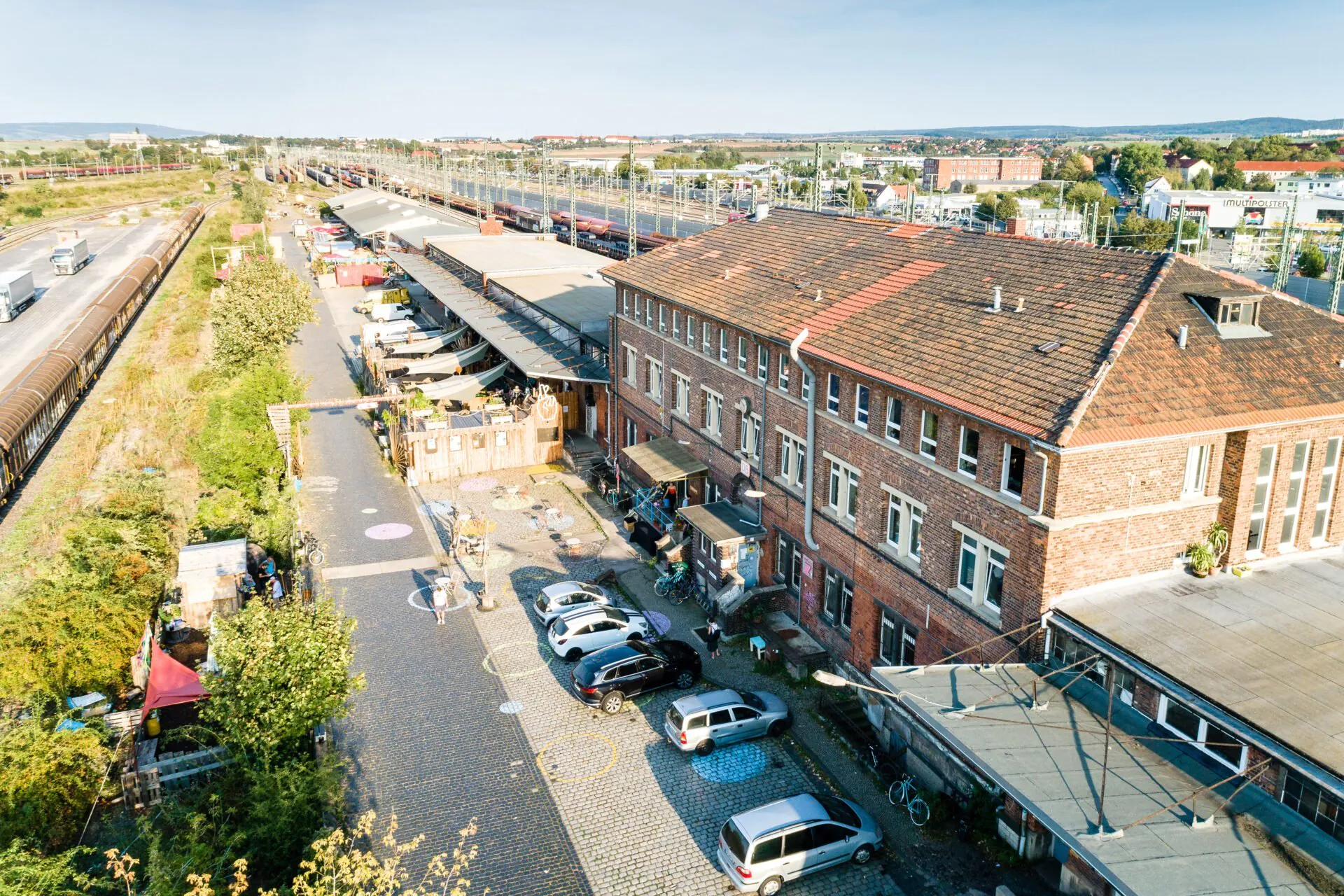 Zughafen in Erfurt